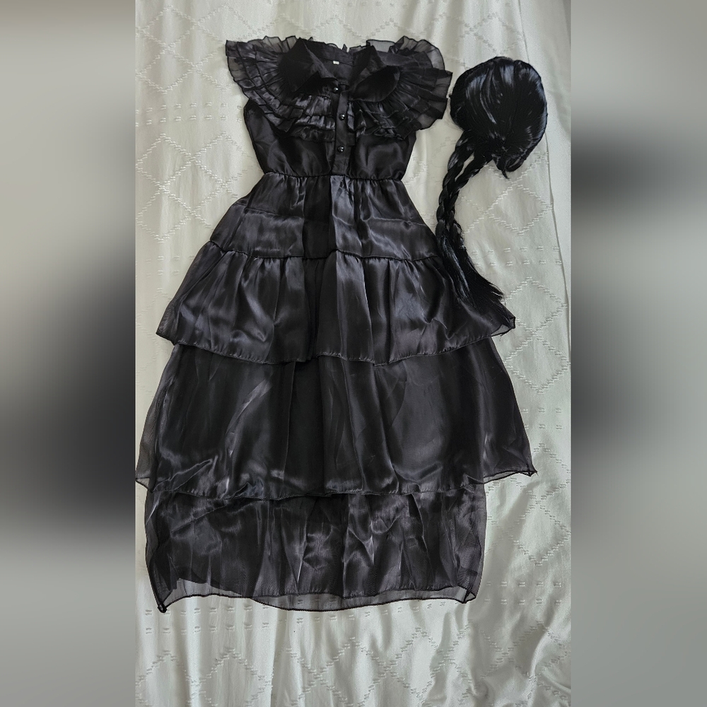 Wednesday Dress With Wig